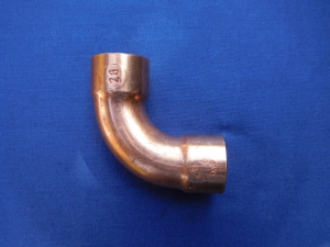 Kupfer Lötbogen 90° i/i 12-28 mm